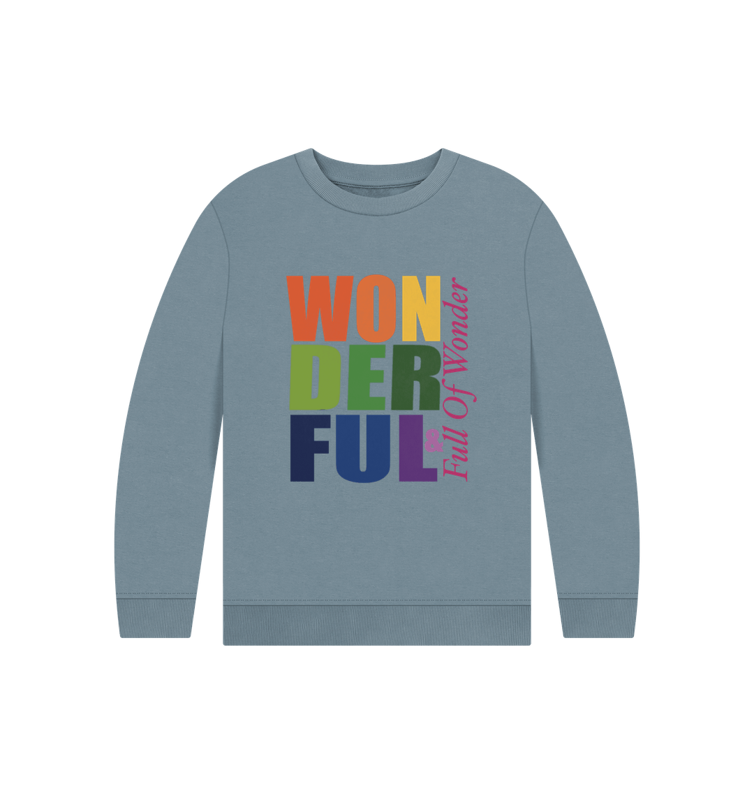 Stone Blue Children's Wonderful Jumper