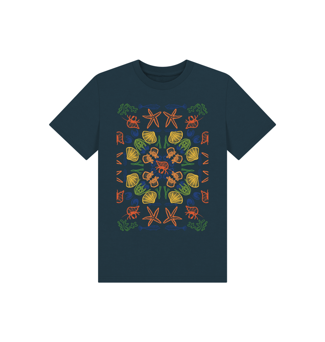 Denim Blue Children's Rockpool T-shirt