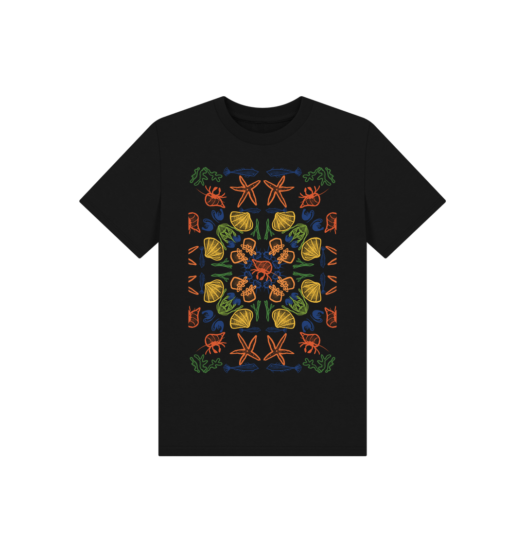 Black Children's Rockpool T-shirt