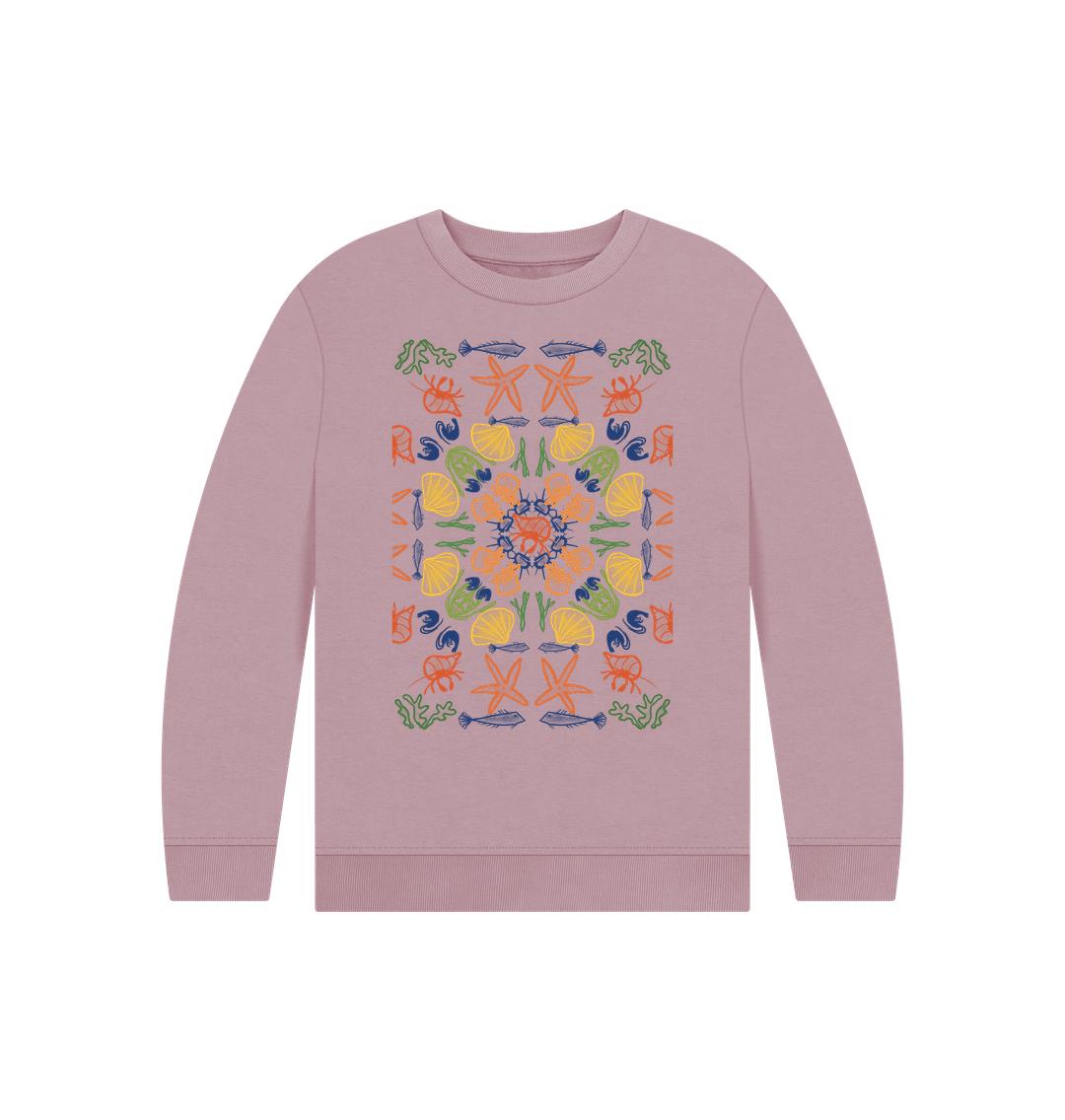 Mauve Children's Rockpool Jumper