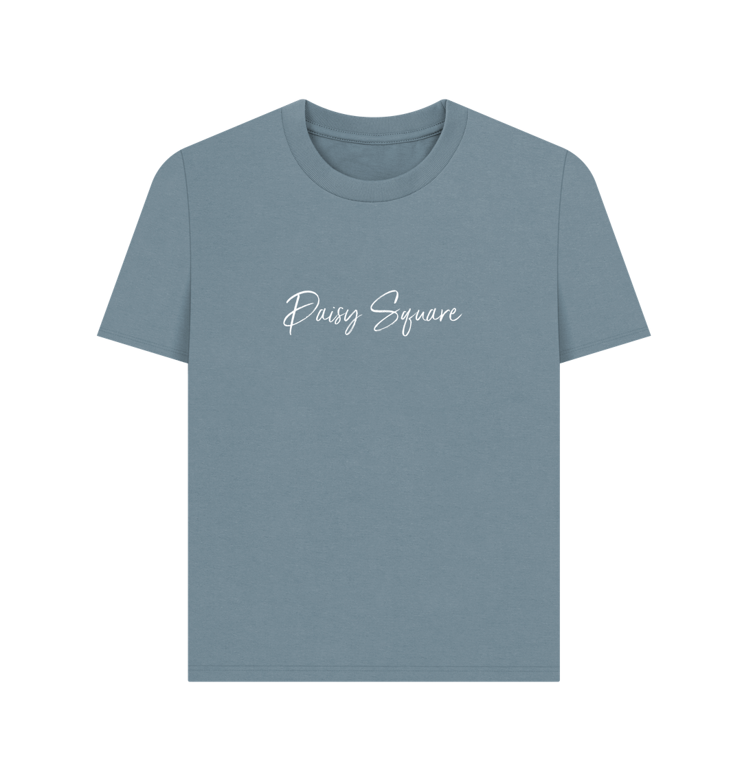 Stone Blue Printed T-shirt