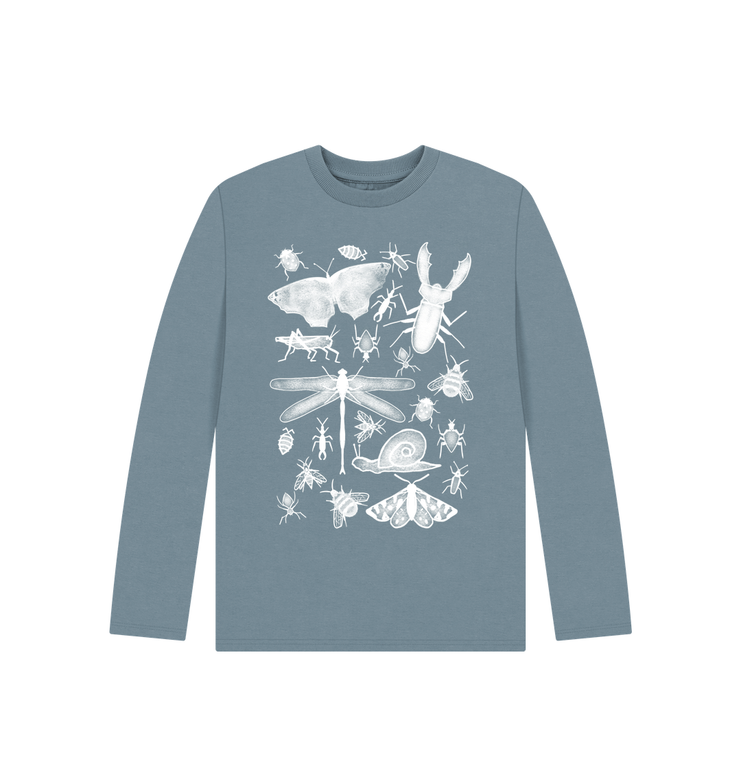Stone Blue Children's Bugs T-shirt