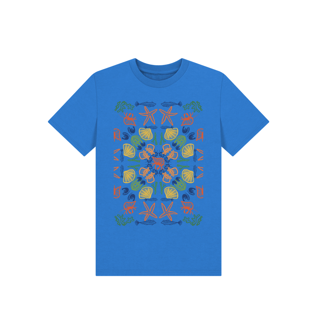 Bright Blue Children's Rockpool T-shirt
