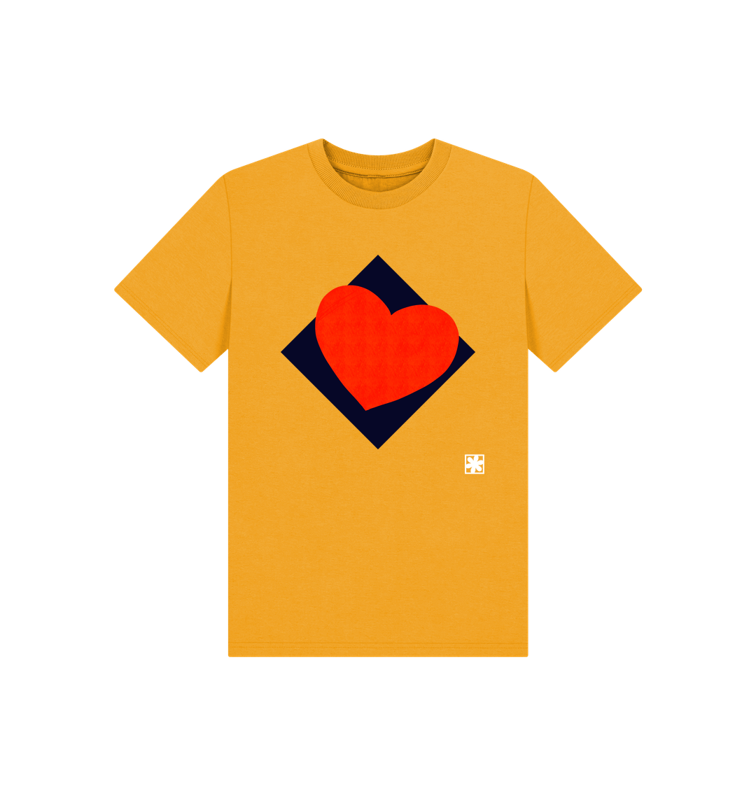 Mustard Printed Kids T-Shirt