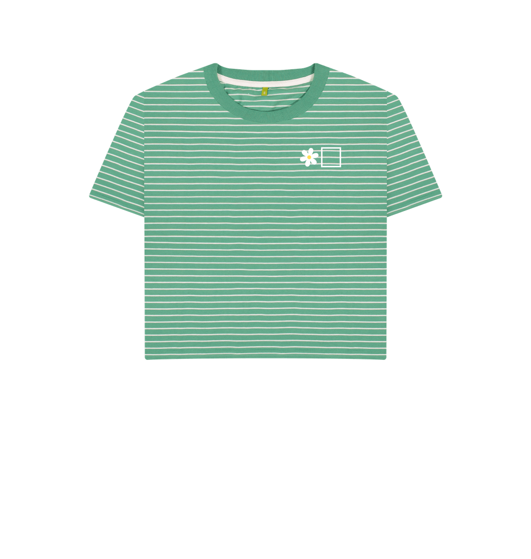 Green Stripes Printed T-shirt