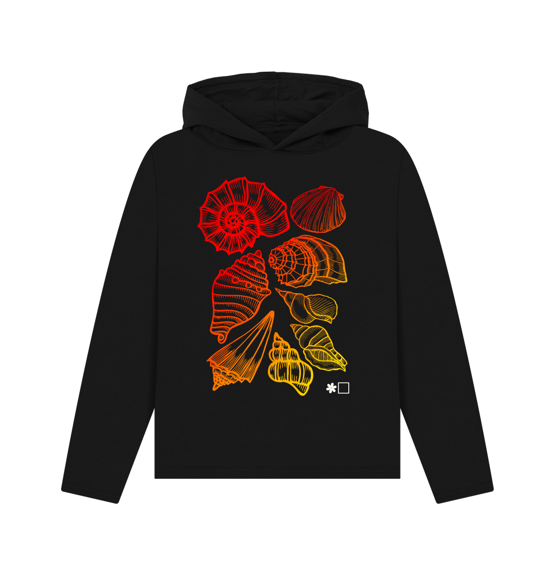 Black Printed Hoody