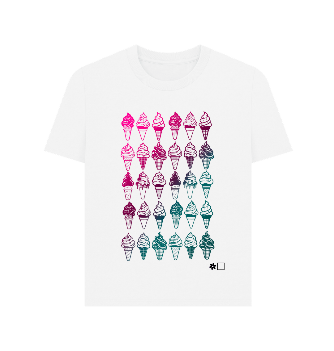 White Printed T-shirt
