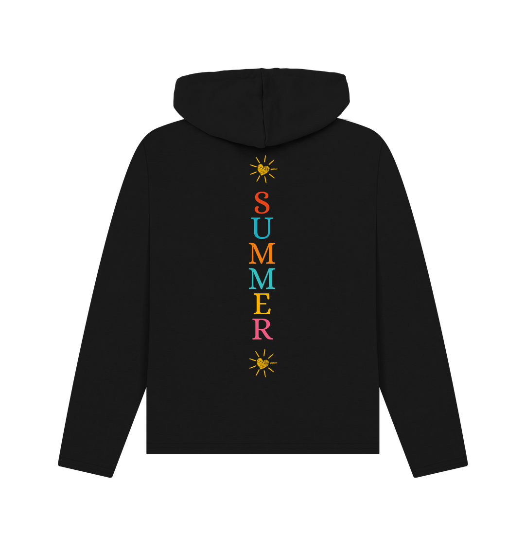 Black Printed Hoody
