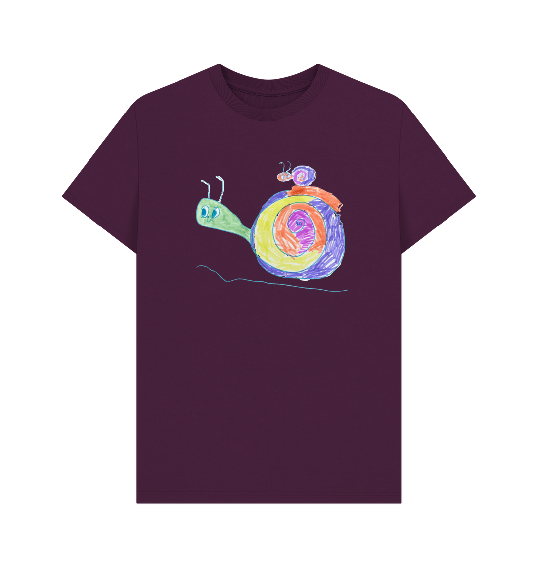 Purple Printed T-shirt