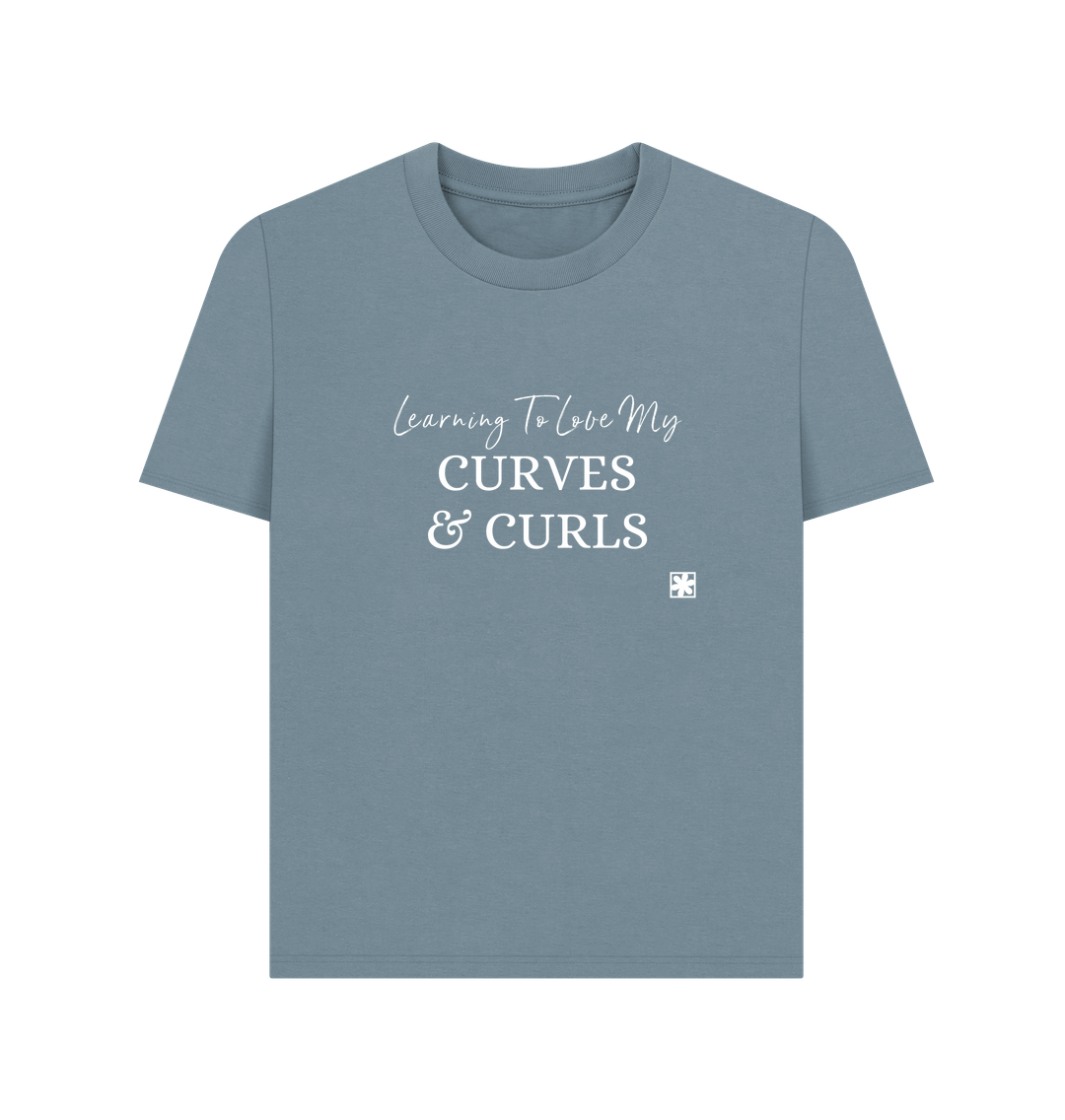 Stone Blue Printed T-shirt