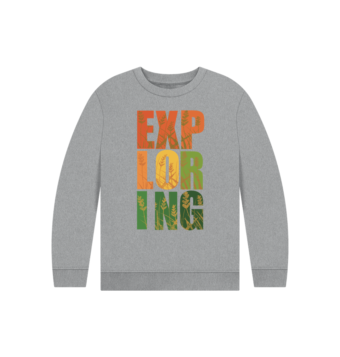 Athletic Grey Children's Exploring Jumper