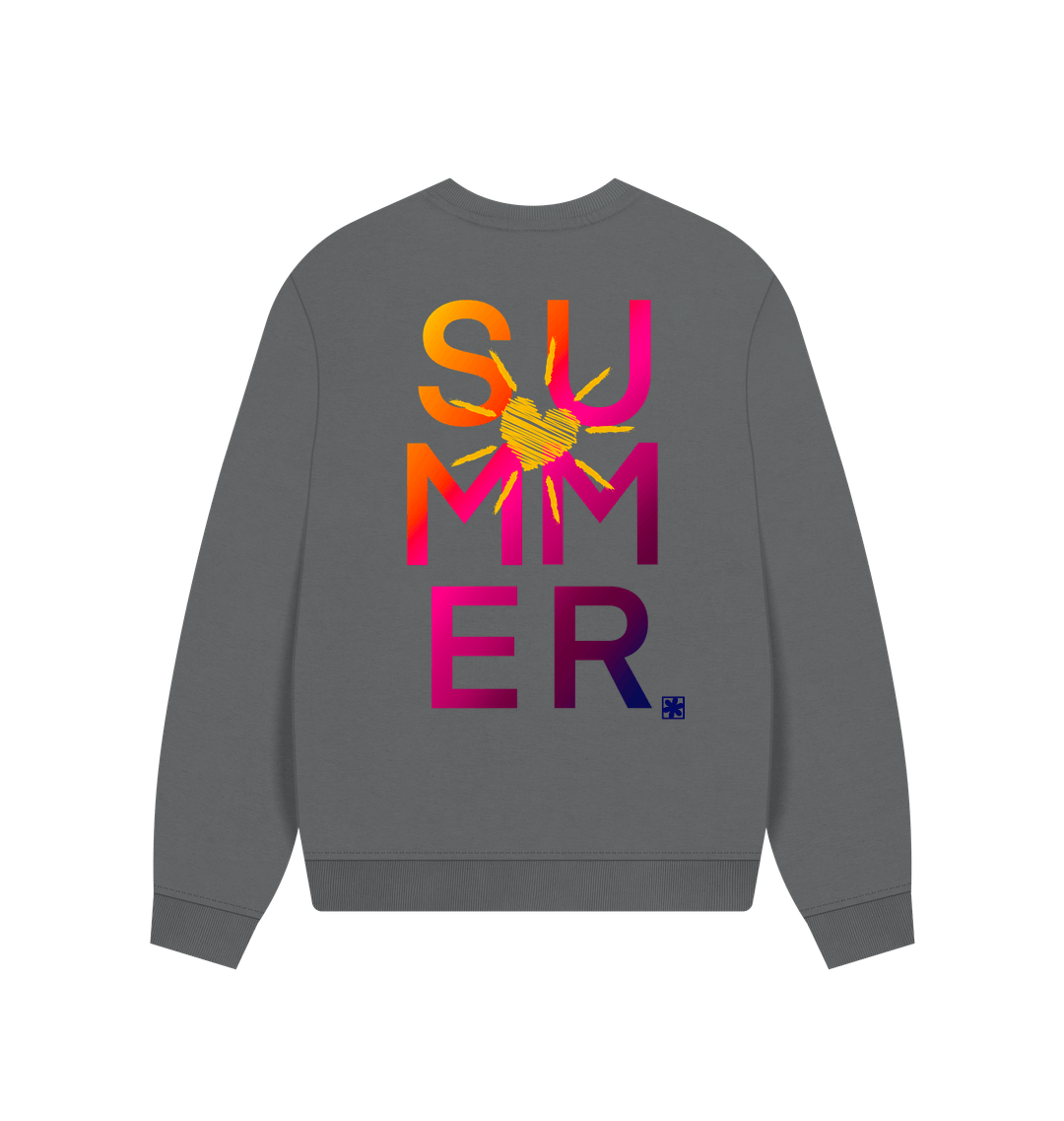 Slate Grey Printed Sweater