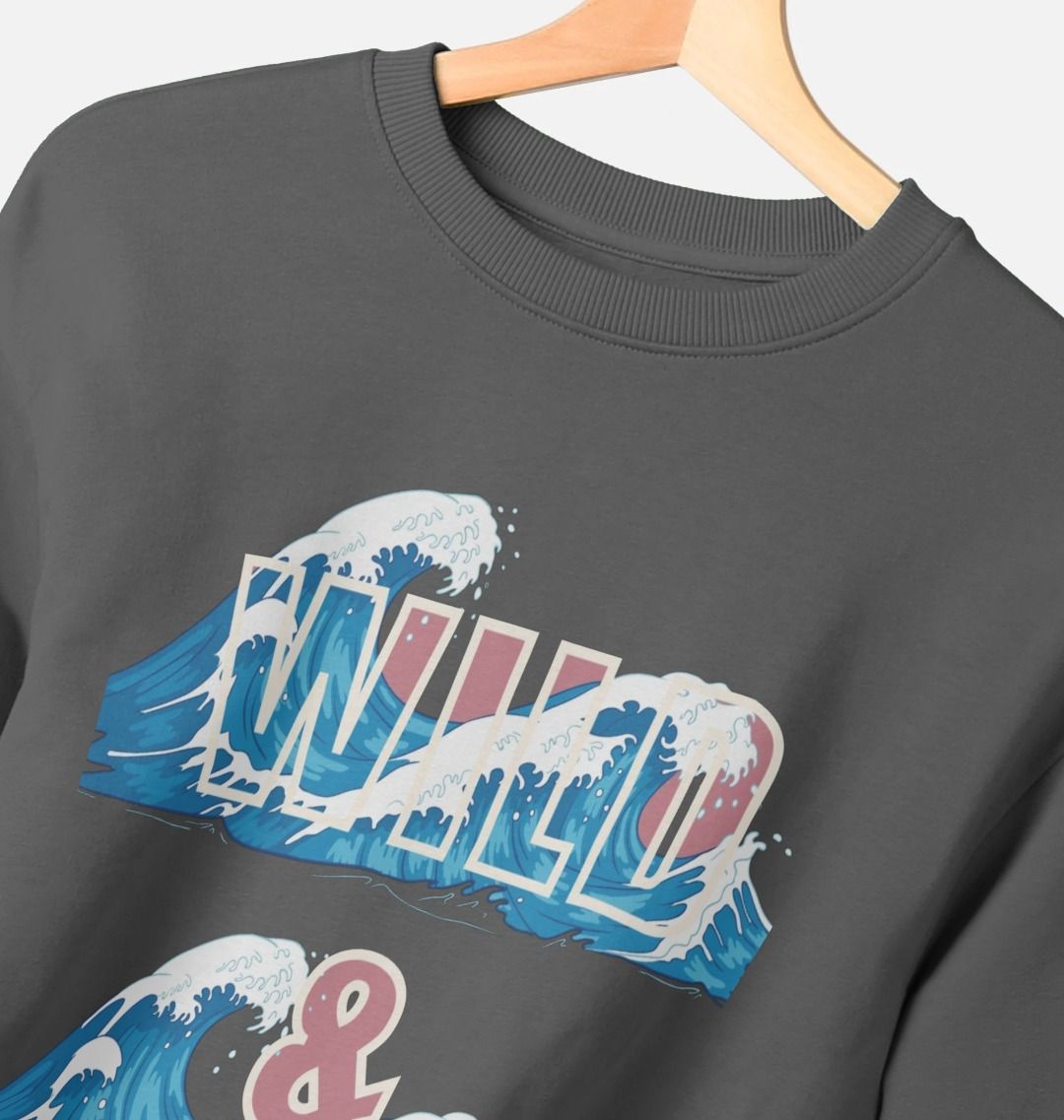 Wild And Free Oversized Sweatshirt For Women