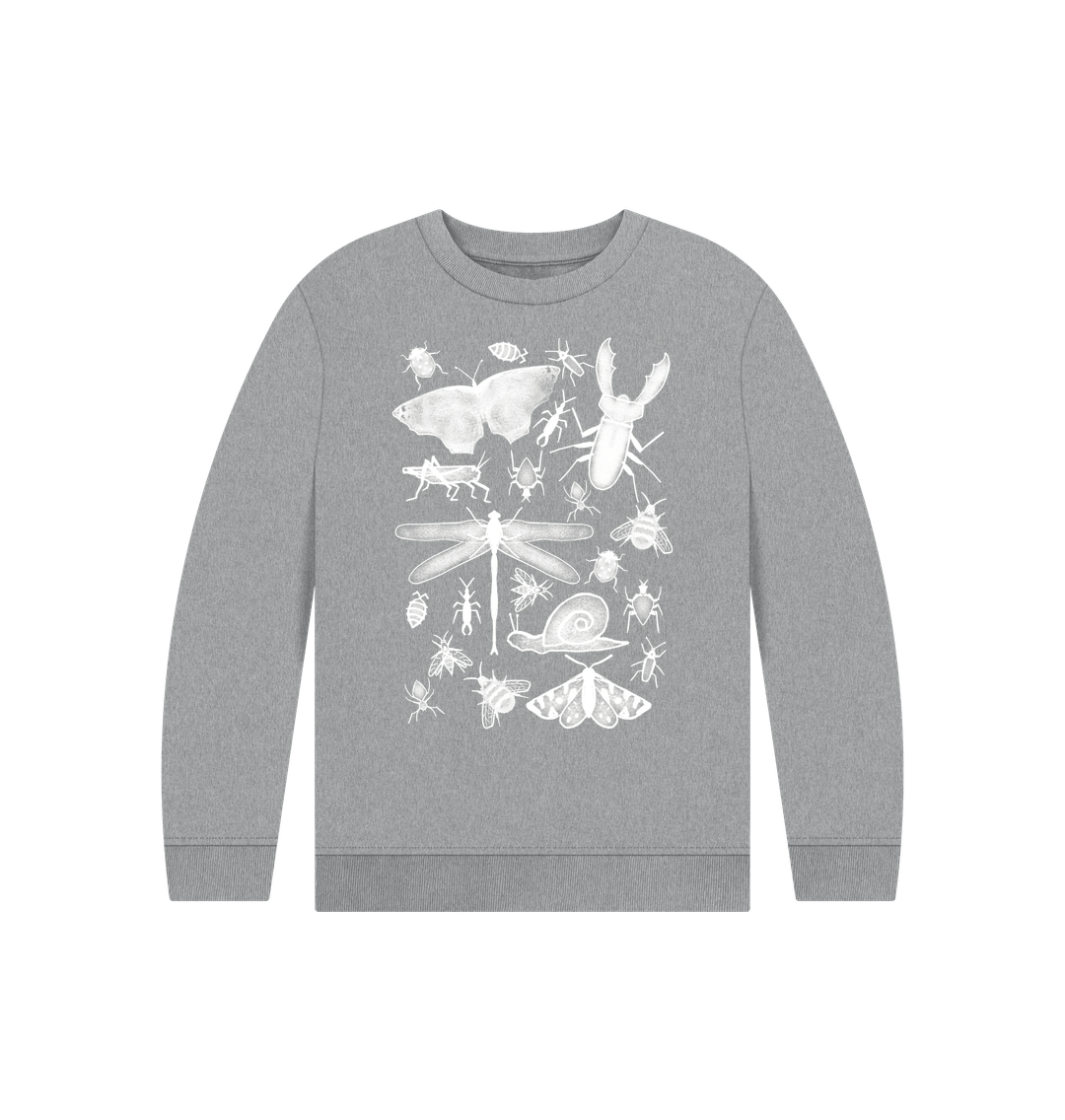 Athletic Grey Children's Bugs Jumper