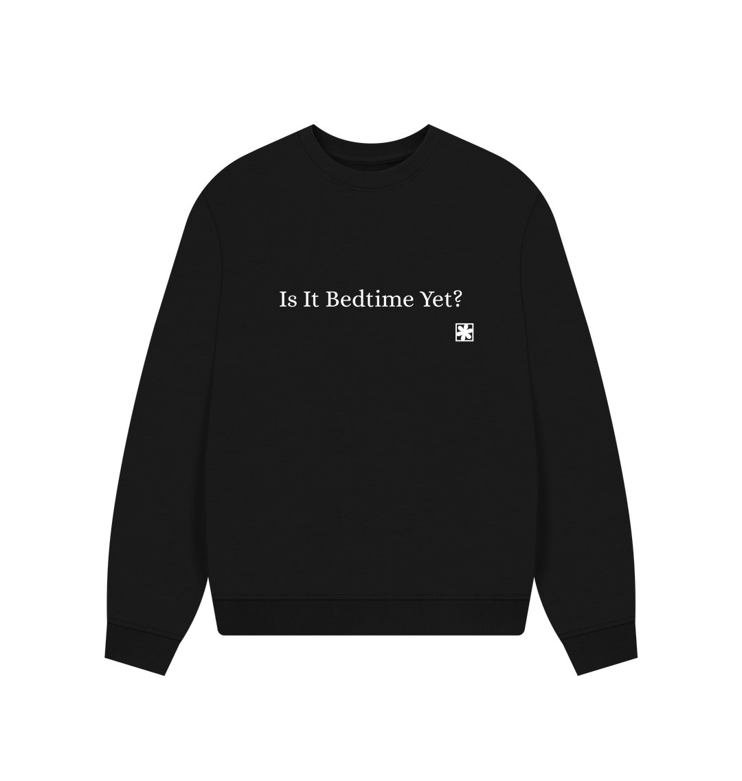 Black Printed Sweater