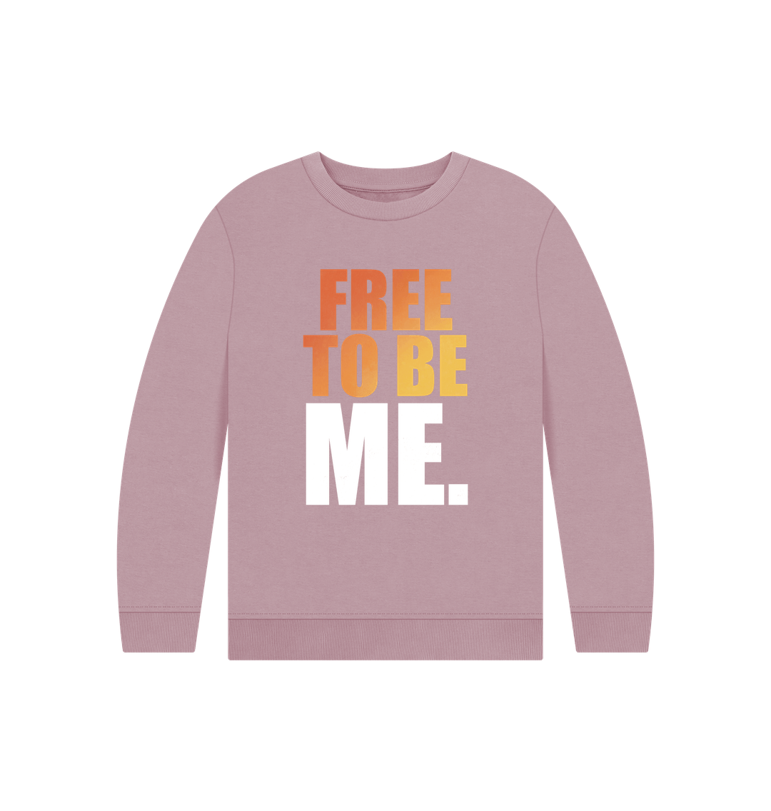 Mauve Children's Free To Be Me Jumper