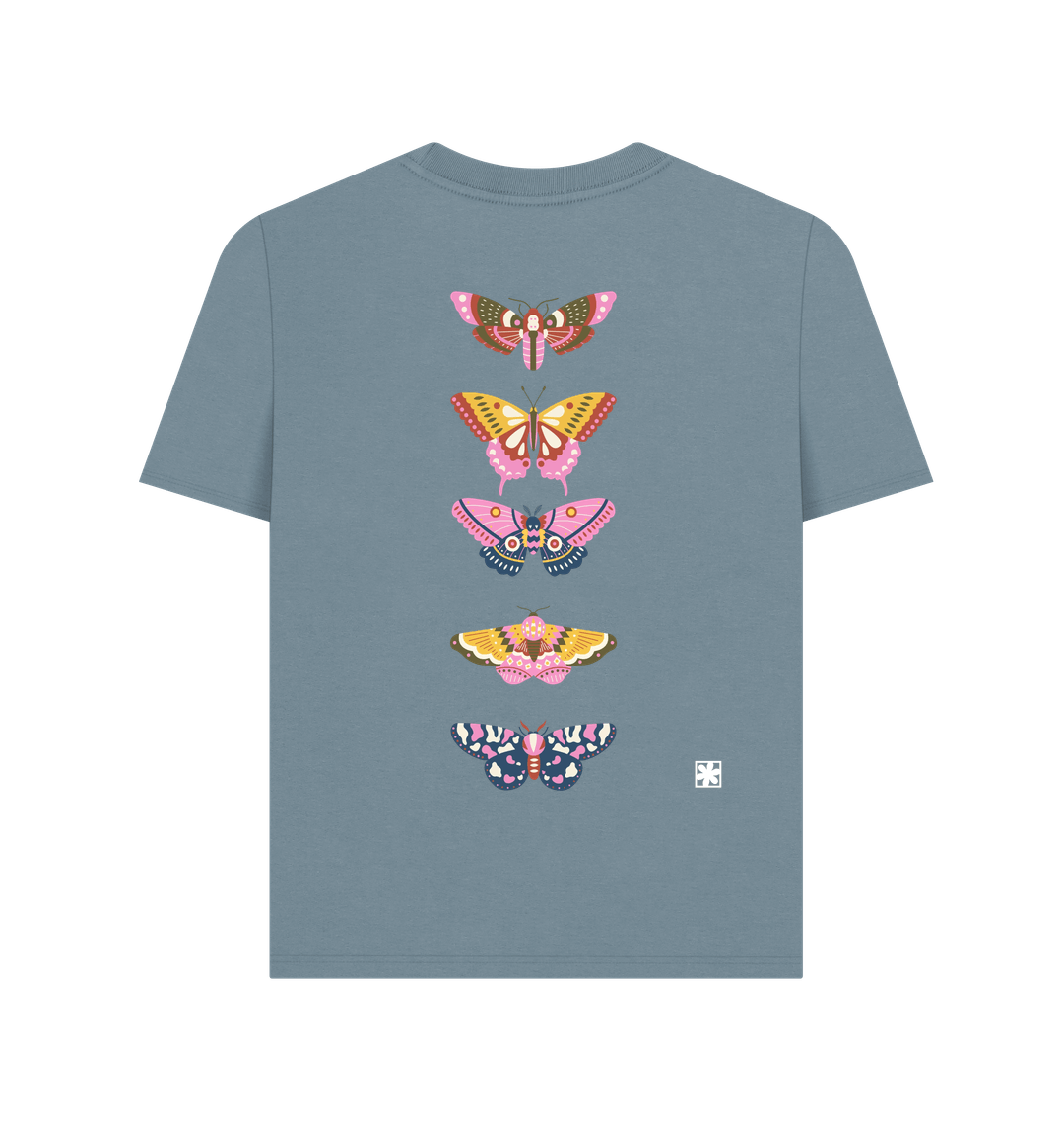 Stone Blue Printed T-shirt