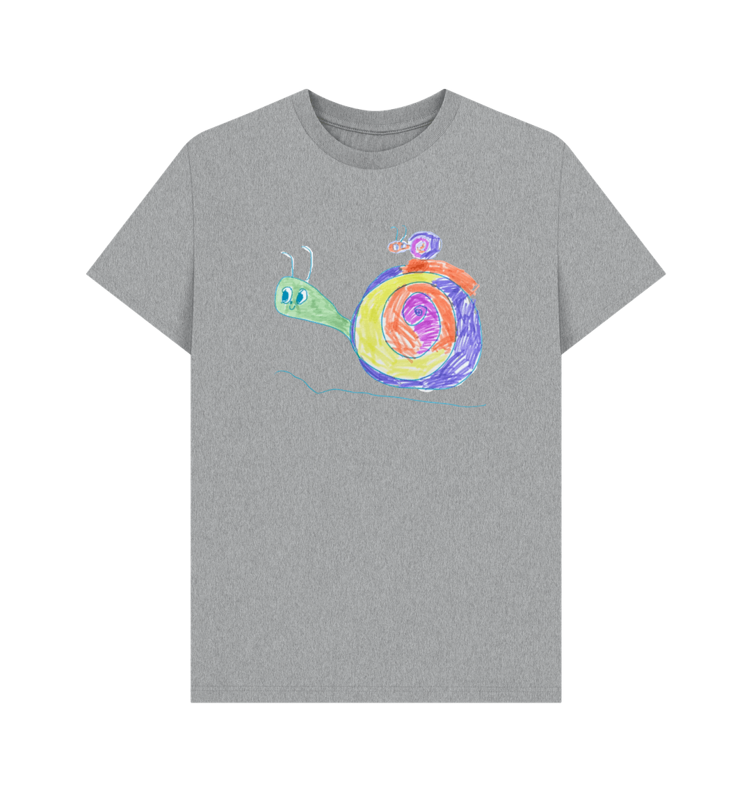 Athletic Grey Printed T-shirt