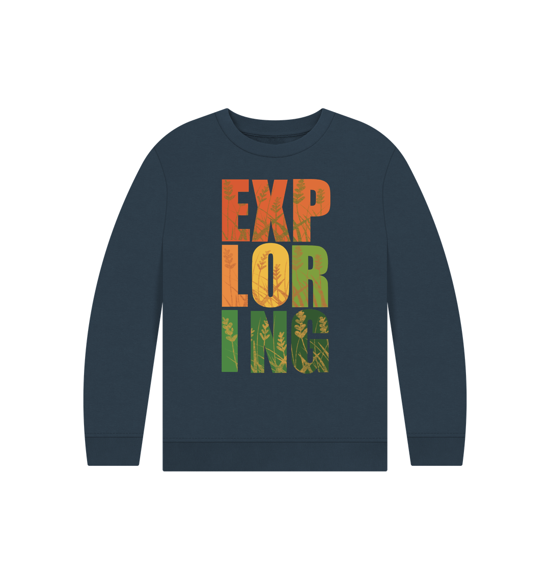 Navy Blue Children's Exploring Jumper