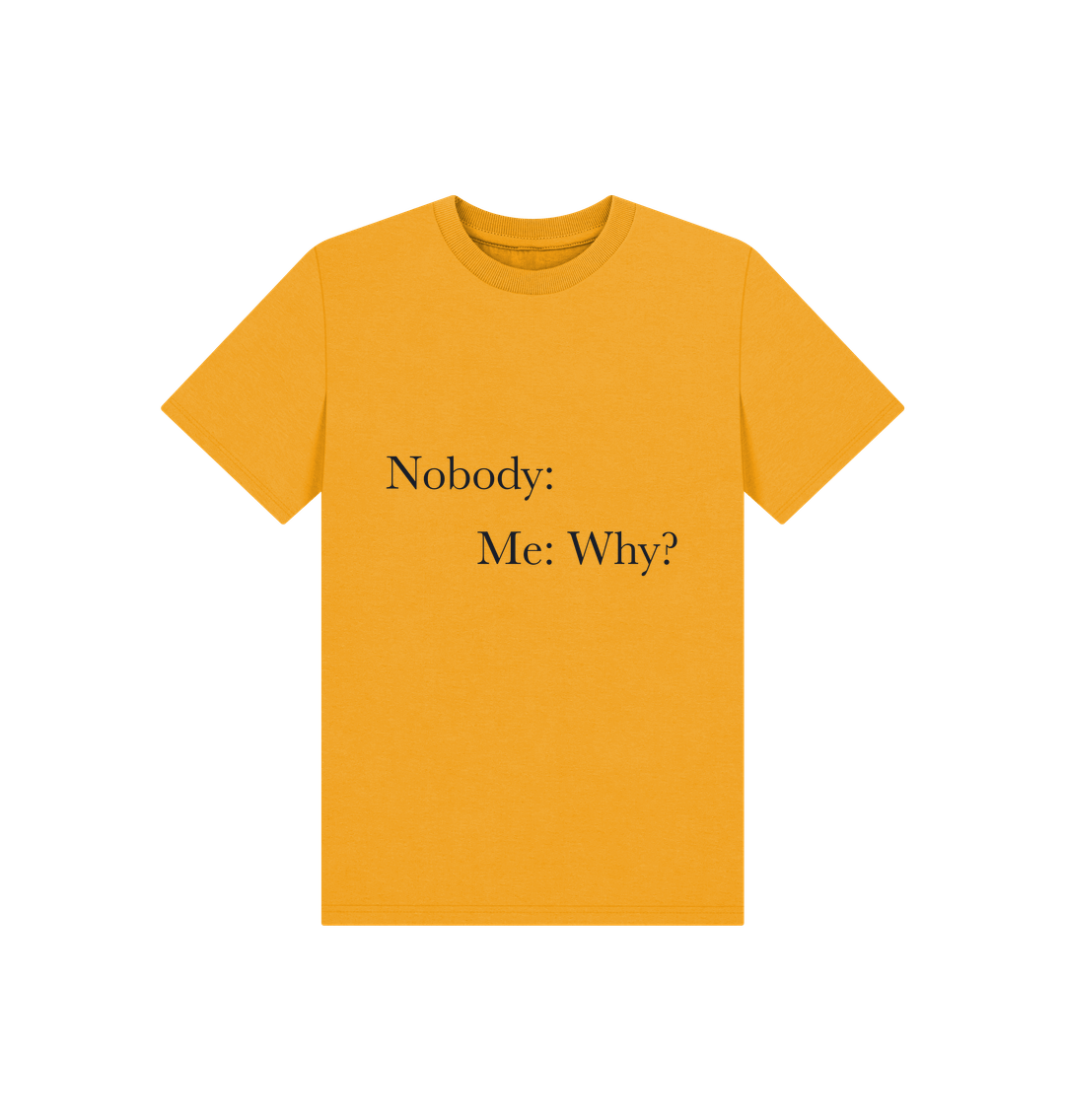 Mustard Children's Why? T-shirt