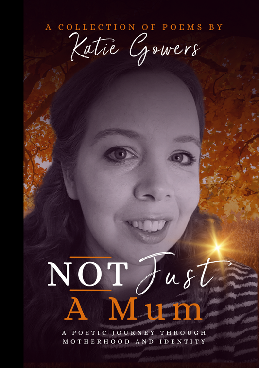 A book cover with the title Not Just A Mum and the photograph of a woman. 