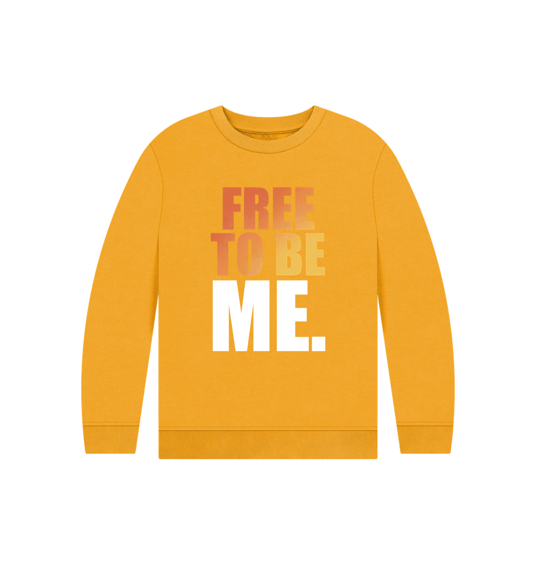 Mustard Children's Free To Be Me Jumper