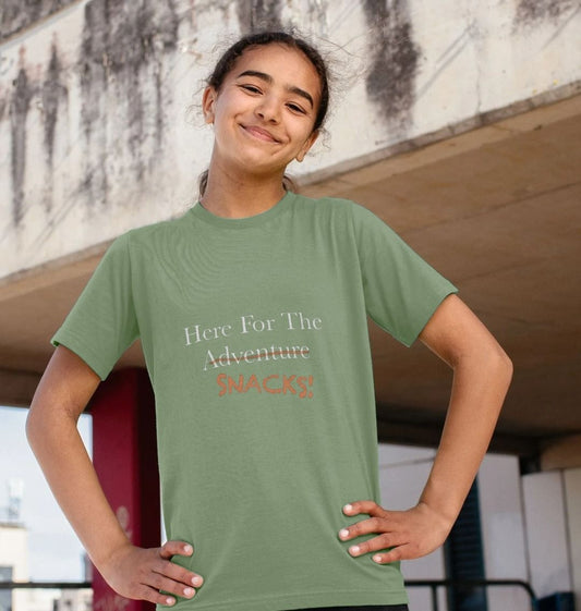 Children's Here For The Snacks T-shirt