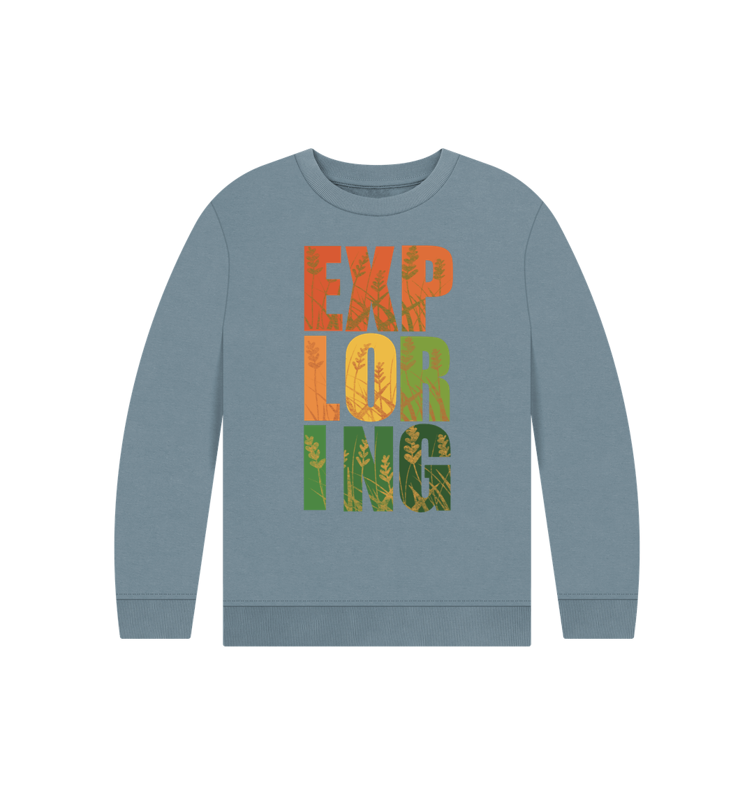 Stone Blue Children's Exploring Jumper