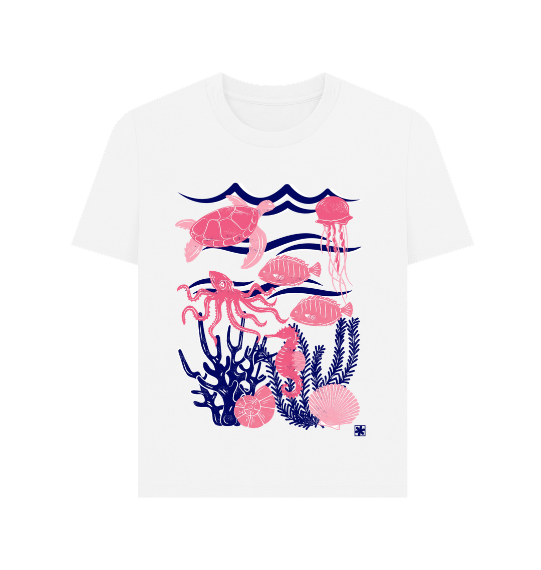 White Printed T-shirt