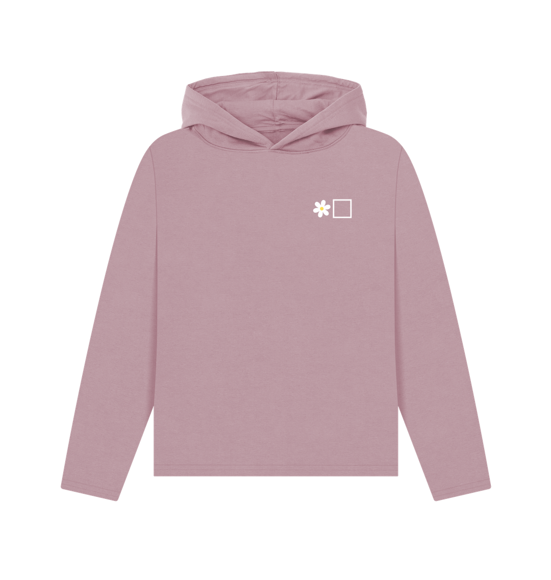 Mauve Printed Hoody