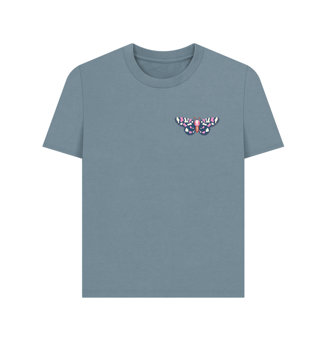 Stone Blue Printed T-shirt