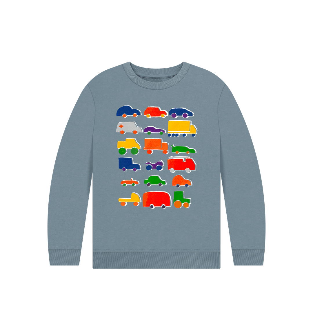 Stone Blue Children's Transport Jumper