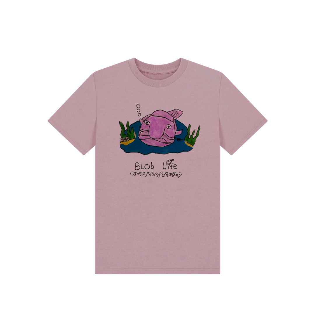 Mauve Printed Kids T-Shirt