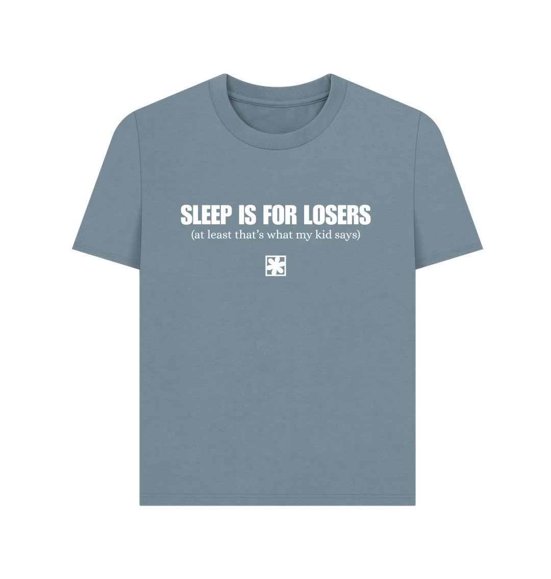 Stone Blue Printed T-shirt