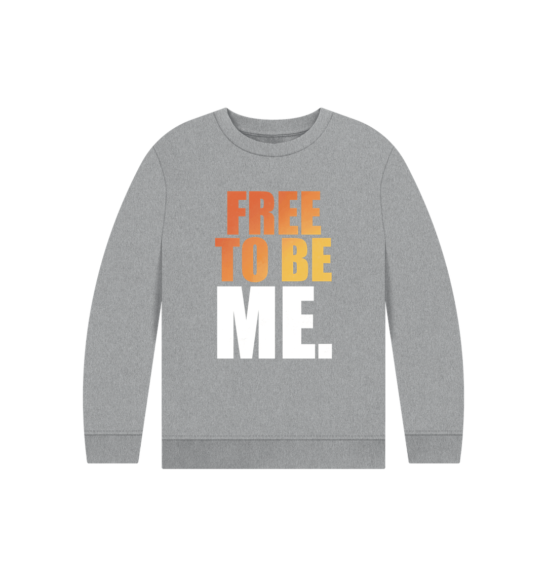 Athletic Grey Children's Free To Be Me Jumper