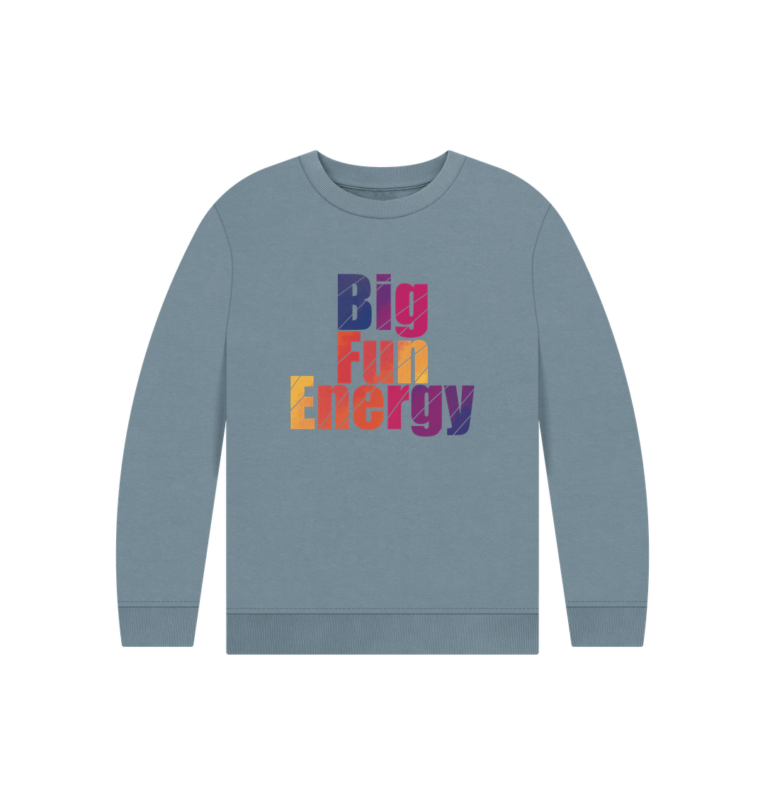 Stone Blue Children's Big Fun Energy Jumper