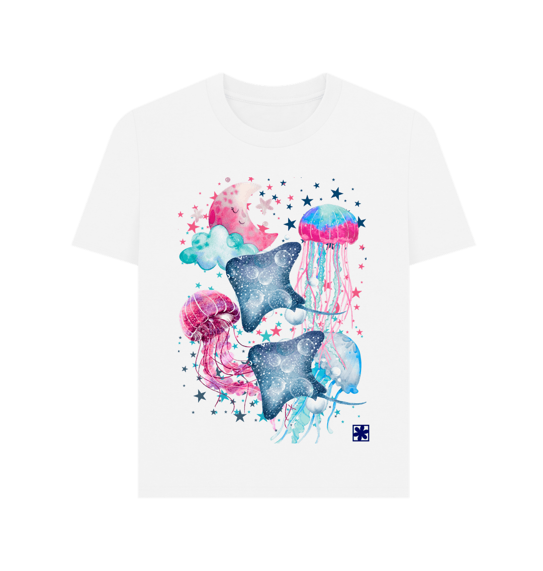 White Printed T-shirt