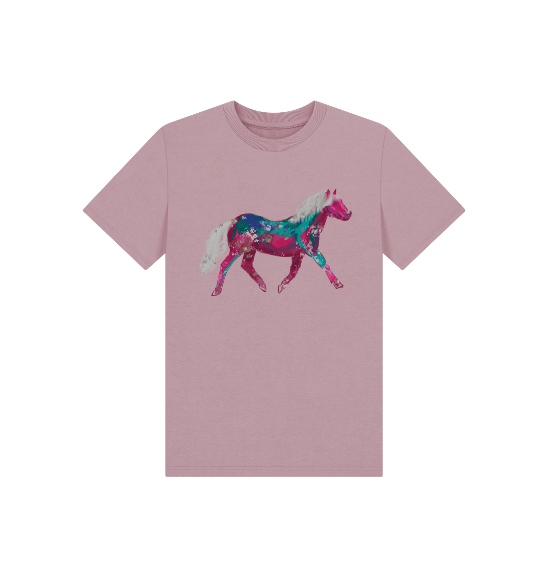Mauve Children's Pony T-shirt