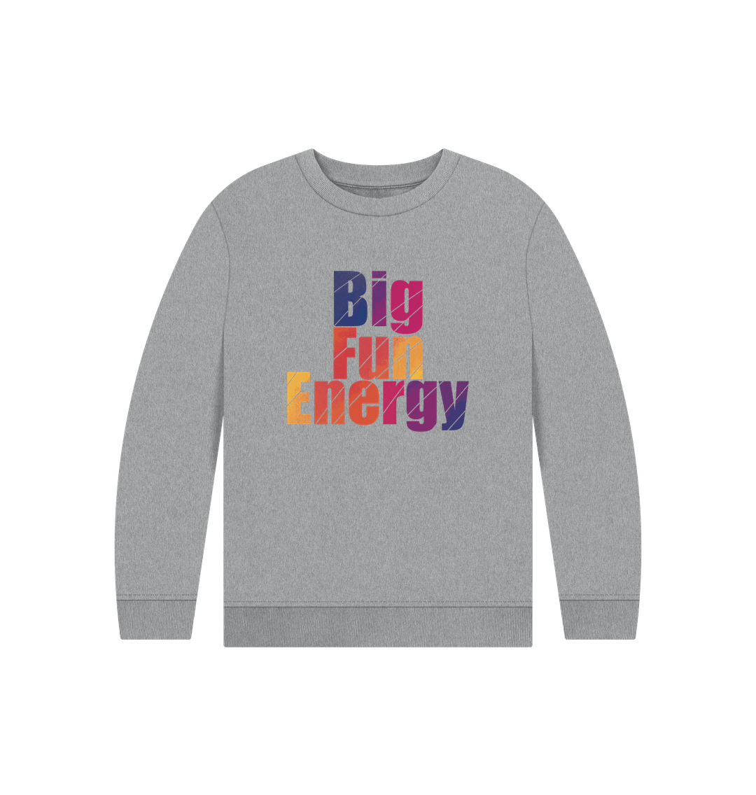 Athletic Grey Children's Big Fun Energy Jumper