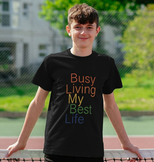 Children's Busy Living My Best Life T-shirt