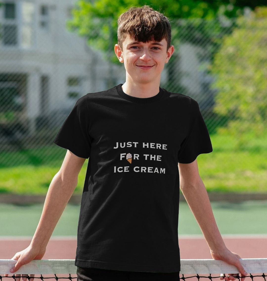 Children's Just Here For The Ice Cream T-shirt