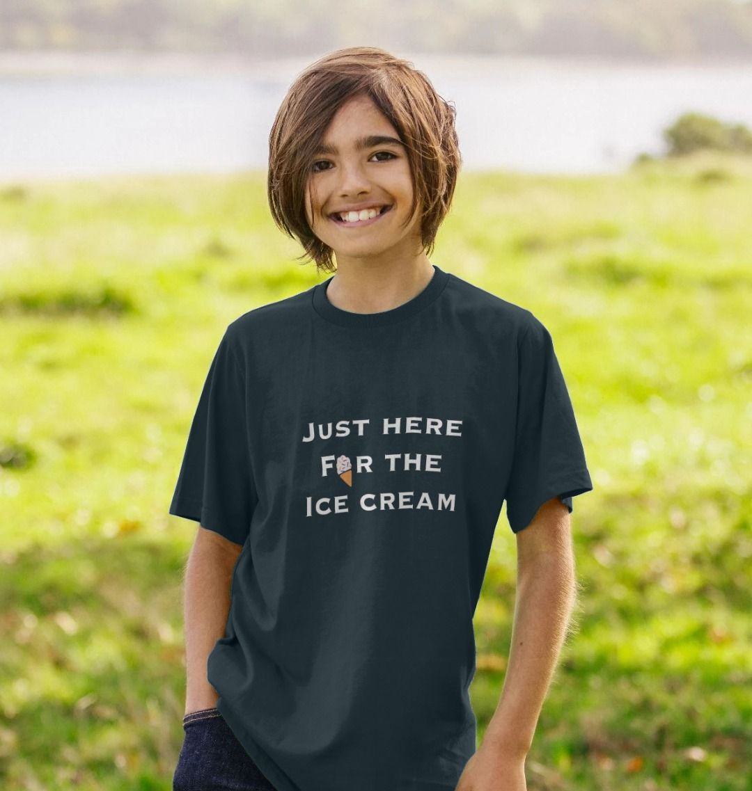 Children's Just Here For The Ice Cream T-shirt
