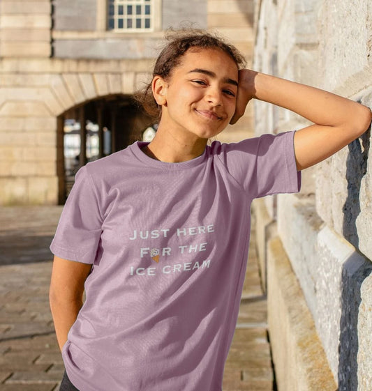 Children's Just Here For The Ice Cream T-shirt