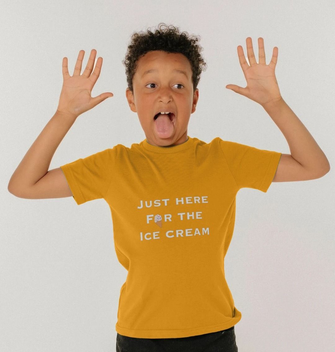 Children's Just Here For The Ice Cream T-shirt