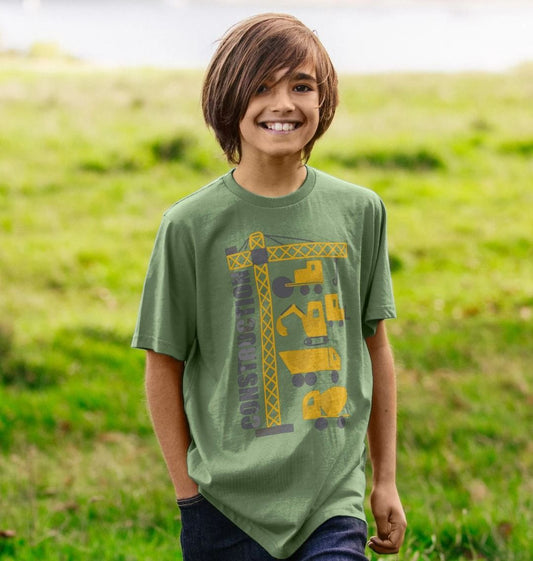 Children's Construction Vehicles T-shirt