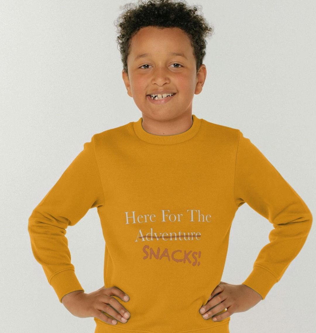 Children's Here For The Snacks Jumper